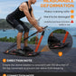 Portable Home Gym Workout Equipment with 14 Exercise Accessories Ab Roller Wheel,Elastic Resistance Bands,Push-Up Stand,Post Landmine Sleeve and More for Full Body Workouts System