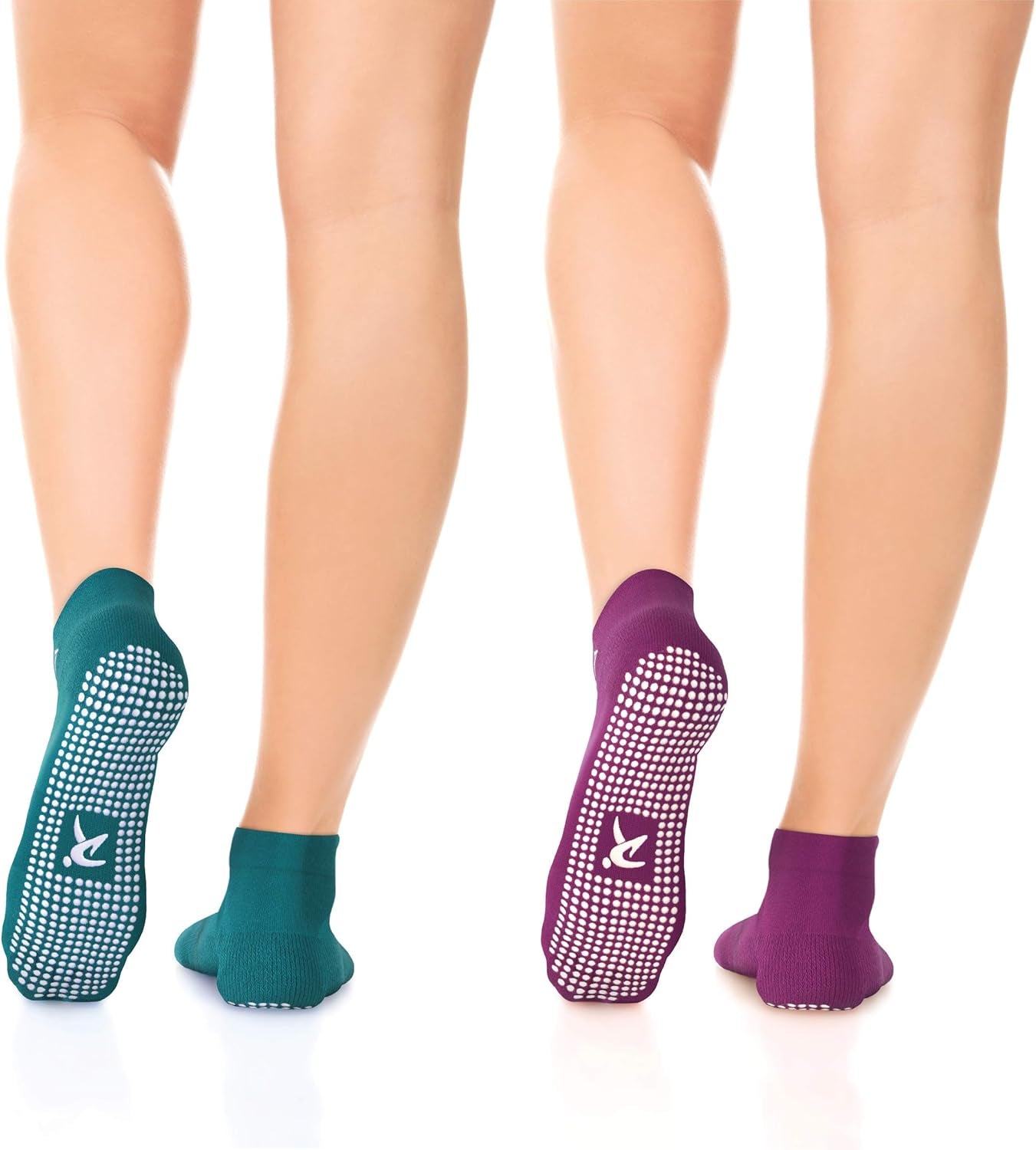 Grip Socks for Women & Men - Sticky anti Slip Non Skid - Perfect for Yoga, Pilates, Barre, Hospital, Labor