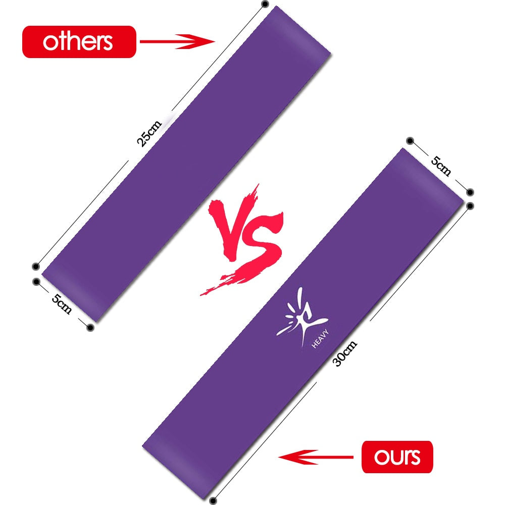5 Colors Latex Resistance Bands